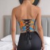 Tailored back lace up top Tailored back lace up top