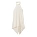 Silk satin backless hanging neck top