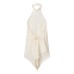 Silk satin backless hanging neck top