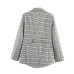 Casual asymmetrical checkered suit Casual asymmetrical checkered suit