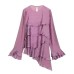 Versatile asymmetric layered top