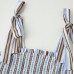 Striped honeycomb pattern top