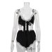 Splicing Sexy Mini Set Sleeveless Shorts Two-Piece Set