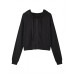 Short hooded zip-up sunscreen cardigan casual slim-fit top