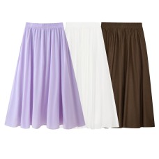 Versatile layered decorative MIDI skirt