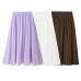 Versatile layered decorative MIDI skirt