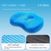 Jelly Honeycomb Gel Seat Pad Silicone Cooling Pad Chair Cushion Office Long Sitting Pad Summer Car Cool Seat Pad Buttocks Pad