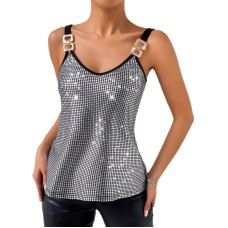 Strap top backless top for women