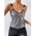Strap top backless top for women