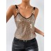 Strap top backless top for women