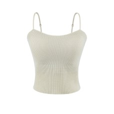 Slim fit sleeveless top for women