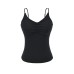 Slim fit V-neck top for women