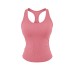 Round neck sleeveless top