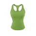 Round neck sleeveless top