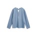 Fake two Henry collar loose T-shirts Fake two Henry collar loose T-shirts