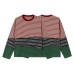 Striped contrasting top