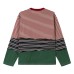 Striped contrasting top