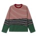 Striped contrasting top