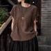 Charming Youthful Silhouette Loose Lace Trim Top Summer New Arrival