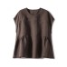Charming Youthful Silhouette Loose Lace Trim Top Summer New Arrival