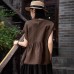 Charming Youthful Silhouette Loose Lace Trim Top Summer New Arrival
