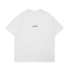 Embroidered loose men's and women's short sleeves with letter slogans Embroidered loose men's and women's short sleeves with letter slogans