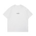 Embroidered loose men's and women's short sleeves with letter slogans