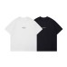 Embroidered loose men's and women's short sleeves with letter slogans