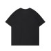 Fake two Henry collar loose short sleeves