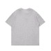 Fake two Henry collar loose short sleeves