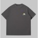 Tent printed round neck short sleeved shirt