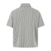Striped loose short sleeved shirt