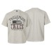 Flag letter printed short sleeved shirt