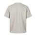 Flag letter printed short sleeved shirt