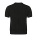 Short slim fit knitted half sleeve T
