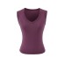V-neck sleeveless slim fit top
