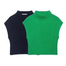Pure Desire Wind Ribbed Short Knitted Tank Top Pure Desire Wind Ribbed Short Knitted Tank Top