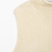 Asymmetric sleeveless knitted vest Asymmetric sleeveless knitted vest