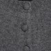 Gentle round neck lined button knit vest Gentle round neck lined button knit vest