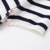 Color blocking round neck short sleeved knitted spring