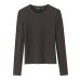Round neck slim fit long sleeved inner T-shirt top