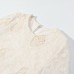 Simple and gentle style lace long sleeved round neck base