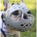 Humble Dog Soft Rubber Short-Muzzle Dog Muzzle for Bull Terrier, English Bulldog, French Bulldog, Pug - Prevents Biting and Eating Randomly