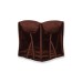Simple velvet chest tied top