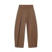 Simple balloon style pleated pants
