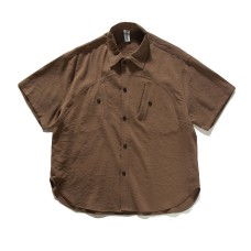 Curved split half sleeved shirt