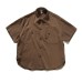 Curved split half sleeved shirt