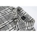 Pattern pocket loose short sleeved shirt Pattern pocket loose short sleeved shirt