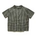 Short sleeved checkered shirt