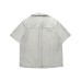 Tie dye Cuban collar loose short sleeved shirt